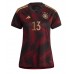 Duitsland Thomas Muller #13 Voetbalkleding Uitshirt Dames WK 2022 Korte Mouwen